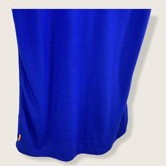 Lucy Runner Blue Sleeveless Muscle Tee Medium - Picture 6 of 11